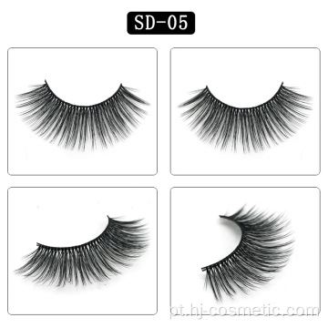 3D Faux Mink Cílios Natural Longo De Seda Macia Cílios Falsos Falso Vison Lashes